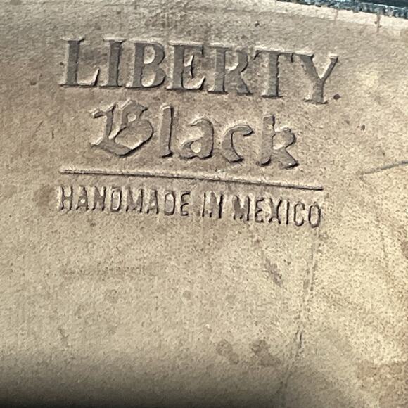 Liberty Black Womens 8.5 Ankle Boots Brown Leather LB711354 Soles Need Repair - Picture 9 of 14